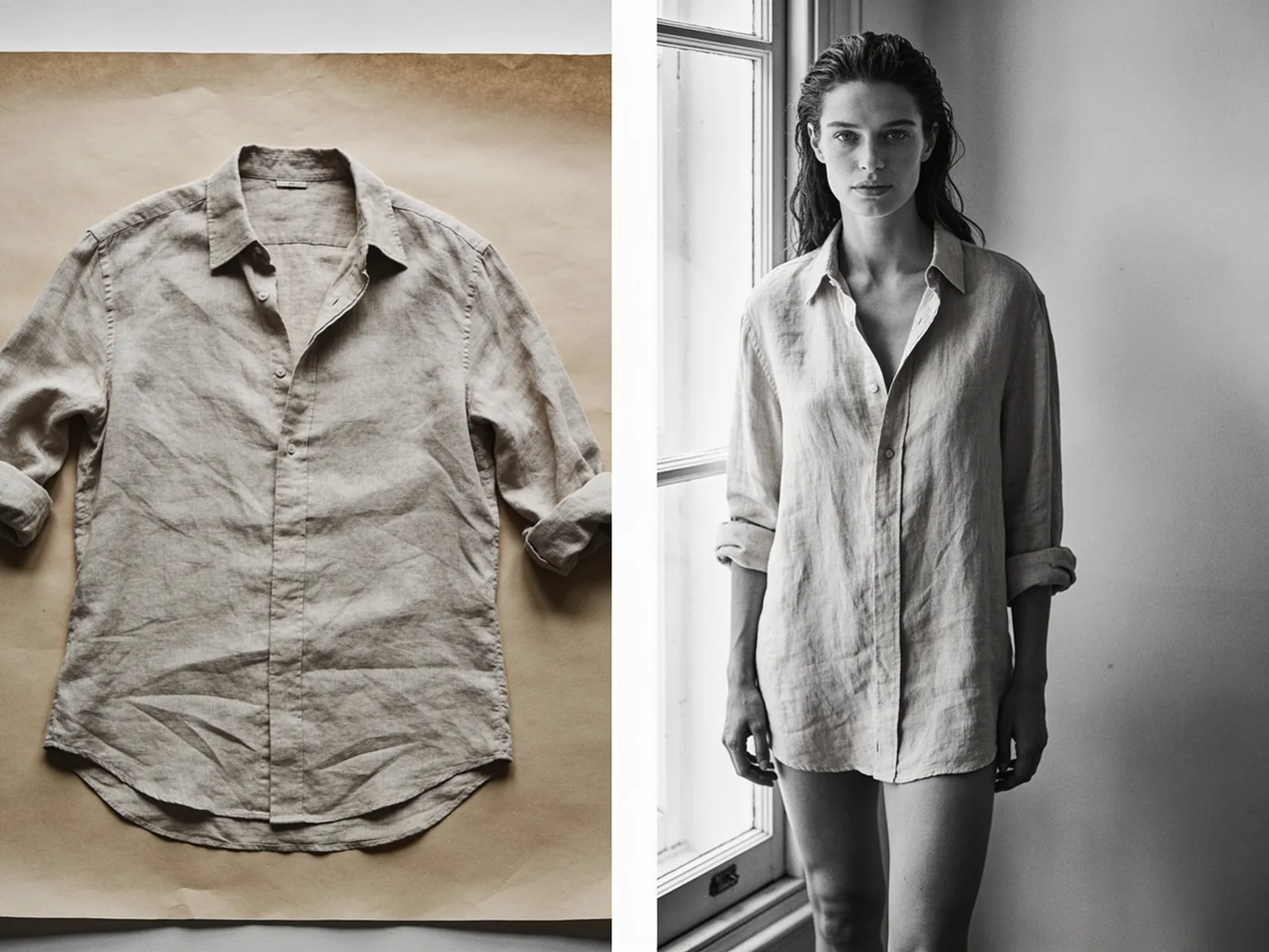 Sample output from the Flat-Lay to Model technique