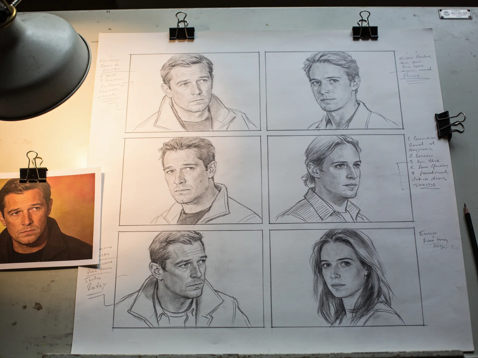 Sample output from the Storyboard from a Still technique